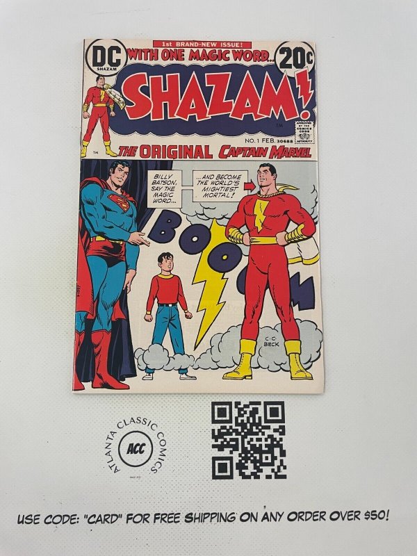 Shazam #1 NM- DC Comic Book Captain Marvel C.C. Beck Superman Black Adam 17 J222