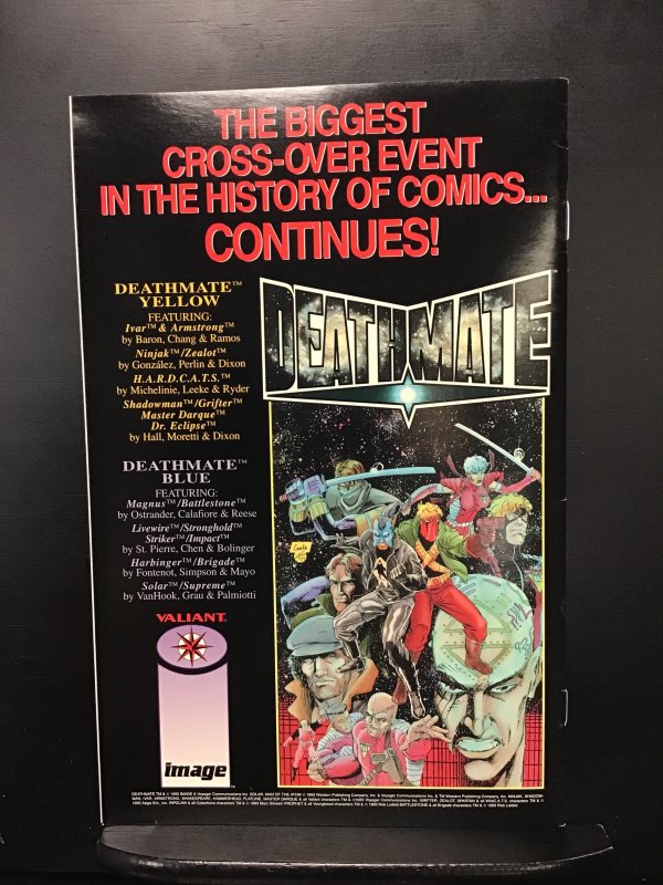 Deathmate #6 Gold Foil Cover (1993)vf