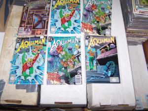 Aquaman #1 2 2 3 3 4 MINI SERIES  (Jun 1989, DC)