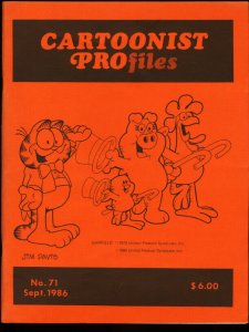 CARTOONIST PROFILES #71-1986-JIM DAVIS-JOHN BYRNE VF