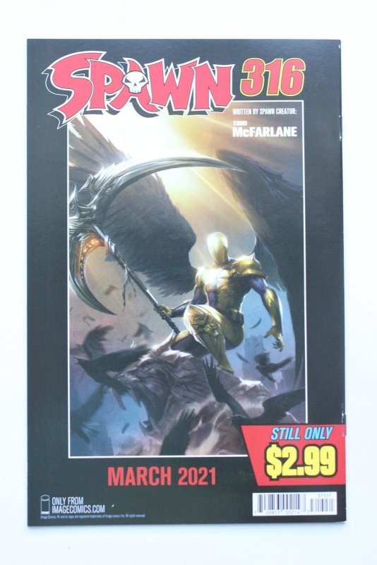 Spawn #315 Cover D - Greg Capullo Raw Pencils (2021) Spawn NM