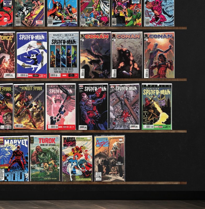 Huge Lot 140+ Comics with Turok, Dinosaur Hunter, Ultimate Spider-Man & More!