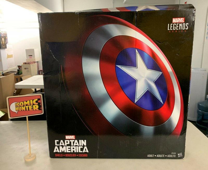  Marvel Legends Captain America Shield Avengers 1:1 Scale Hasbro Damaged Box 