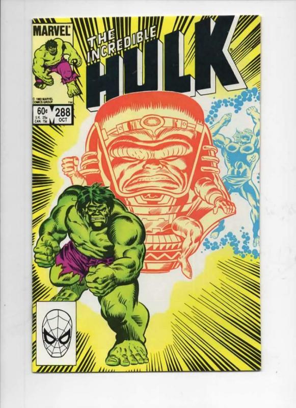 HULK #288, VF/NM, Incredible, Bruce Banner, Buscema, 1968 1983, Marvel