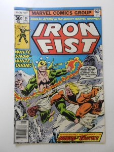 Iron Fist #14 (1977) 1st Appearance of Sabretooth! Solid VG+ Condition!