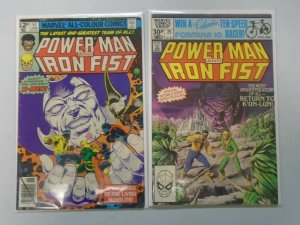 Power Man and Iron Fist #57+75 UK edition 4.0 VG (1979+81)