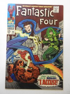 Fantastic Four #65 (1967) FN Condition! 1st Appearance of Ronan the Accuser!