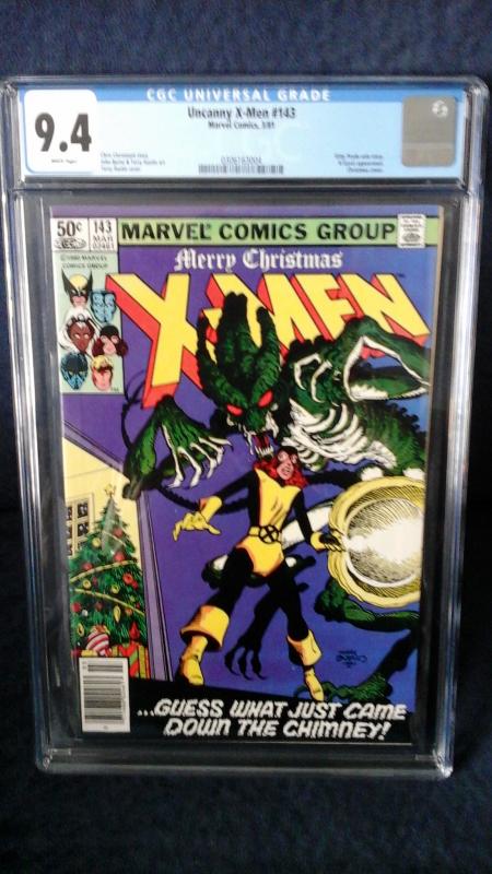 X-Men, 143, cgc 9.4, white pages
