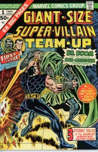 Giant-Size Super-Villain Team-Up Set 1&2  Both F/VF  Dr. Doom & Sub-Mariner!