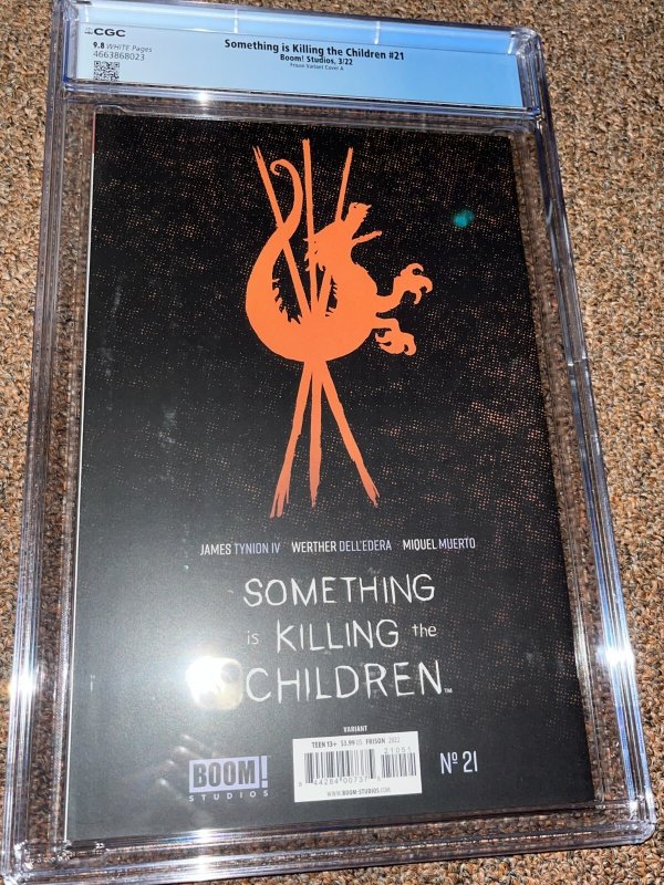 Something is Killing the Children 21, 1:50 Jenny Frison Virgin Variant, CGC 9.8