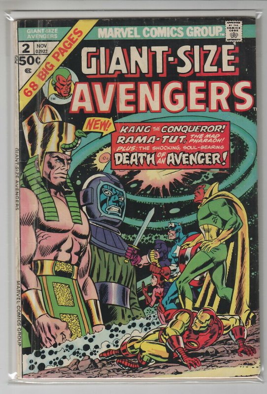 GIANT-SIZE AVENGERS (1974 MARVEL) #2 VG+ A12737