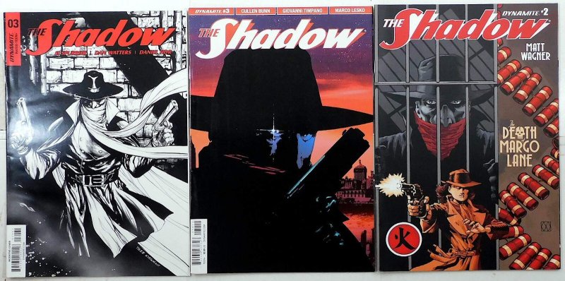 The Shadow Lot of 3 #3 F 1:30, Vol 3, Margo Lane 2 (2017) Dynamite 1st Print