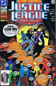 Justice League America #55 ORIGINAL Vintage 1991 DC Comics