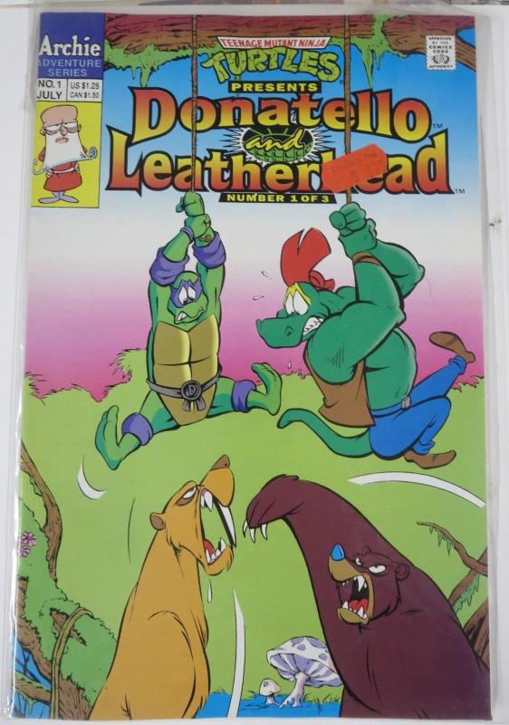 Teenage Mutant Ninja Turtles Spin-off Set! 5 books, Mutanimals, Leatherhead! F/+