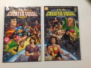 JLA Created Equal 1 & 2 NM Near Mint DC Comics