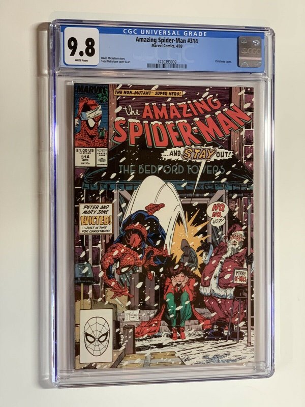 Amazing Spider-man 314 Cgc 9.8 Wp Marvel Copper Age