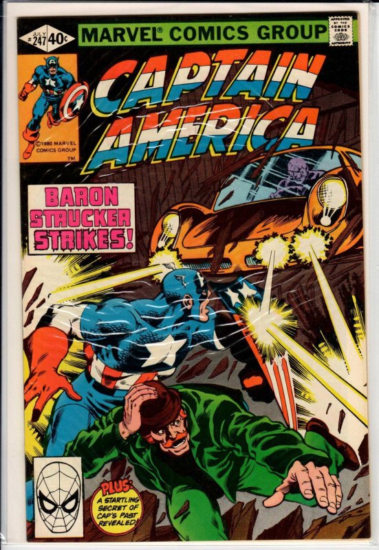 Captain America #247 Direct Edition (1980) 8.0 VF