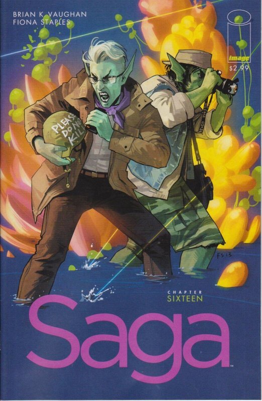 Saga (Image) #16 FN; Image | Brian K. Vaughan/Fiona Staples - we combine shippin 