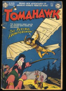 Tomahawk #4 VG- 3.5 The Flying Frontiersman! Bruno Premiani Art!