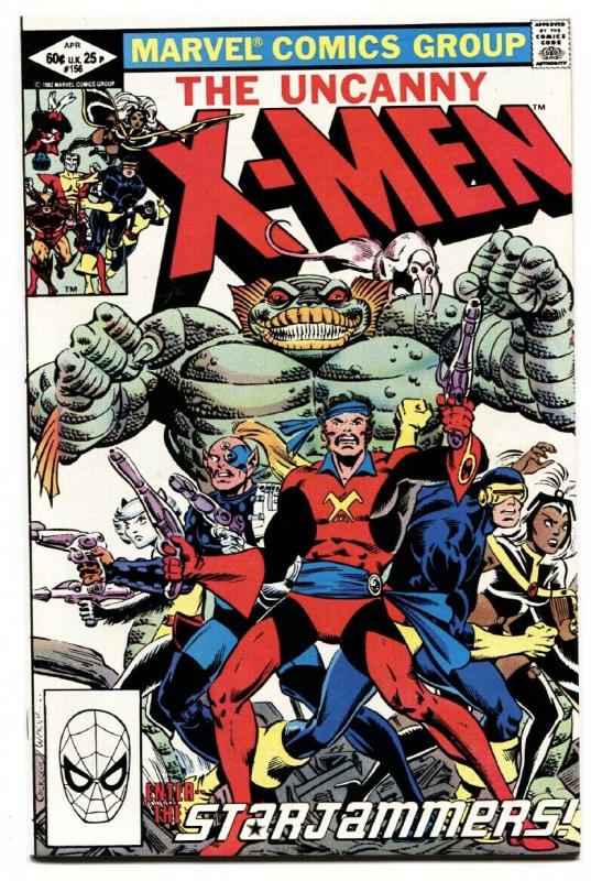 X-MEN #156 comic book STARJAMMERS 1982-MARVEL-HIGH GRADE nm-