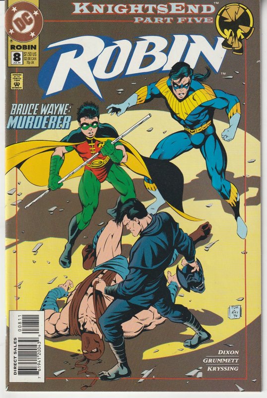 Robin(vol. 1) # 8 Knights End Part 5 - Bruce Wayne - Killer ?