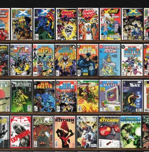 Huge Lot 150+ Comics with Blue Beetle, Ghost Rider, X-Factor, X-Force & More!
