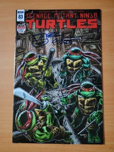 Teenage Mutant Ninja Turtles #83 RE Signed & Sketched Kevin Eastman! ~ NM ~ 2018