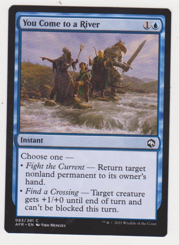 Magic the Gathering: Adventures in the Forgotten Realms- You Come to a River