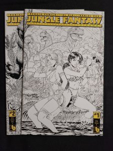 Jungle Fantasy: Vixens 2PC #1-2 - Al Rio Century D Reg + Nude Var (9.2ob) 2016