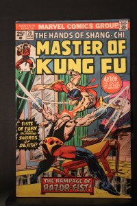 Master of Kung Fu #29 (1975) Mid-High-Grade VG/FN 1st Shang-Chi vs Razor Fist