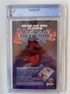 Silver Surfer#74 CGC 9.8 - Forelord and Nova App (1992)