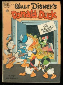 DONALD DUCK-FOUR COLOR #282 1950-PIXILATED PARROT-BARKS VG