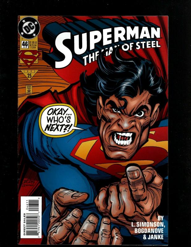 Lot of 12 Superman DC Comic Books #34 35 37 39 40 41 42 43 44 46 47 49 J341 