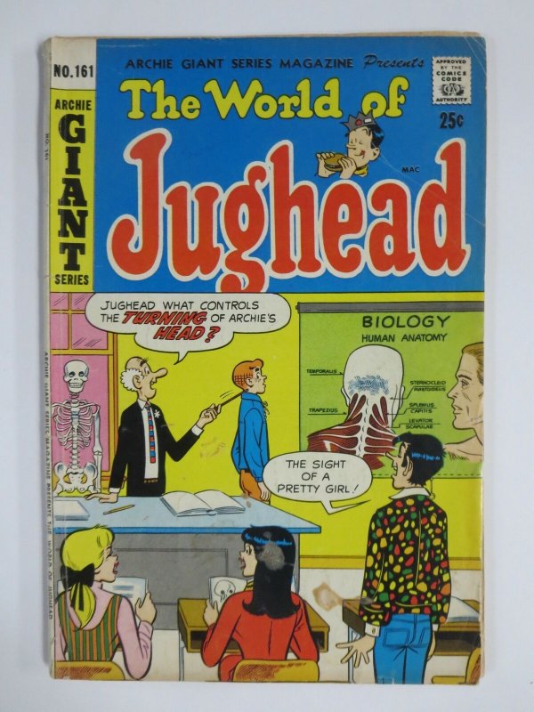 ARCHIE GIANT SERIES 161 GOOD 2/1969 Jughead! COMICS BOOK