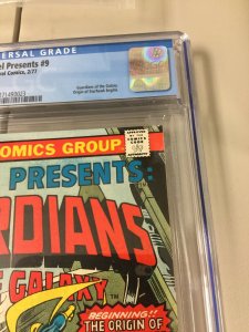 MARVEL PRESENTS 9, CGC 9.8, 1977 MARVEL, GUARDIANS OF THE GALAXY APPEARANCE