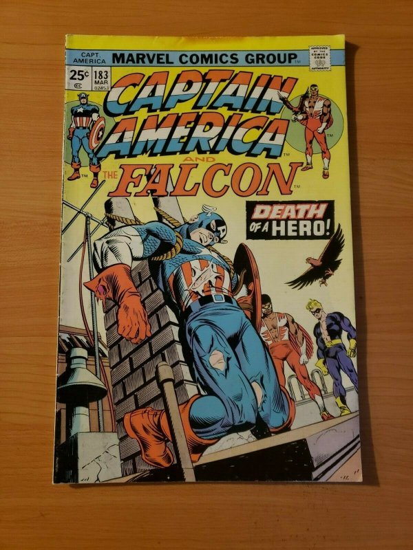 Captain America #183 ~ VERY FINE - NEAR MINT NM ~ 1975 MARVEL COMICS