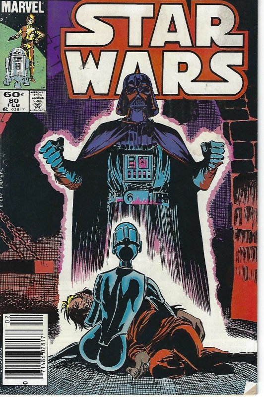 Star Wars #80   book still 60 cents cents