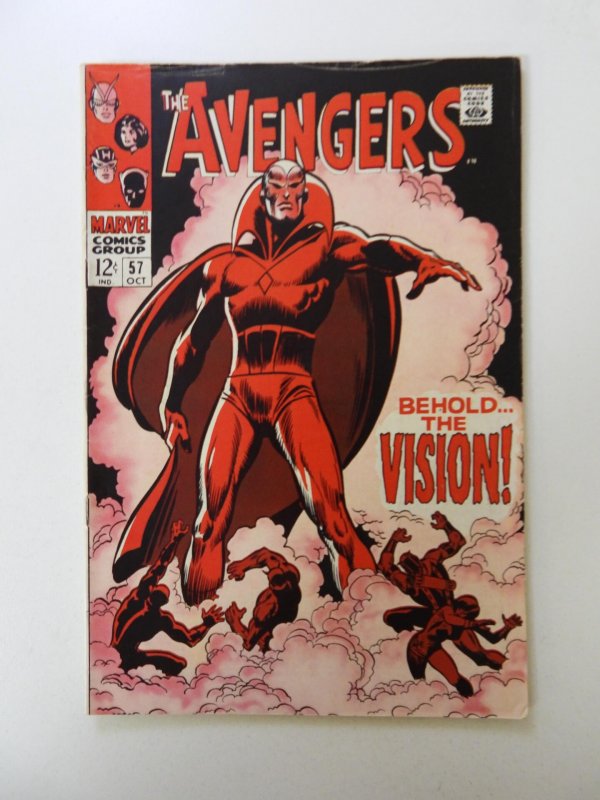 The Avengers #57 (1968) 1st appearance of The Vision VG/FN condition