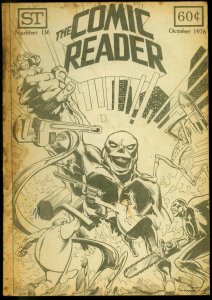 The Comic Reader Fanzine #136 1976- Metal Men cover FR/G