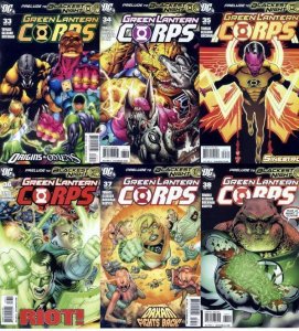 GREEN LANTERN CORPS (2006) 33-38 (Apr-Sept 2009) Emerald Eclipse