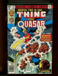 (1979) Marvel Two-in-One #53 - KEY ISSUE! FEATURING THE THING AND QUASAR! (6.0)