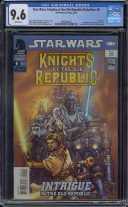 STAR WARS KNIGHTS OF THE OLD REPUBLIC/REBELLION #0 CGC 9.6 1ST SQUINT