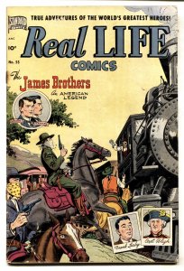 Real Life #55--1951--Frank Jesse James--Alex Schomburg--Severin--Elder--comic bo