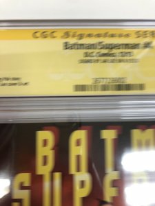 Batman/superman (2014) #4 (CGC 9.8 WP SS) Signed By Jae Lee | Newsstand Rare