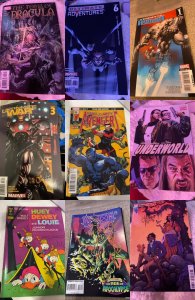 Lot of 9 Comics (See Description) Dracula, Ultimate Adventures, Ultimate Huma...