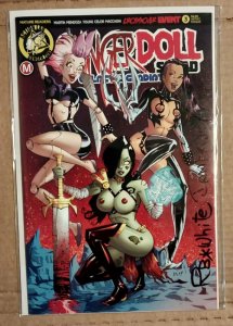 Danger Doll Squad Galactic Gladiators #3 (Signed X 2) Mendoza RB White