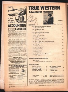 True Western Adventures 12/1958-Doc Holiday poker game-Billy The Kid 