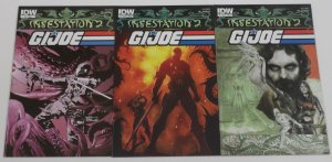 Infestation 2: G.I. Joe #1-2 VF/NM complete series + variant ; IDW (AB37)