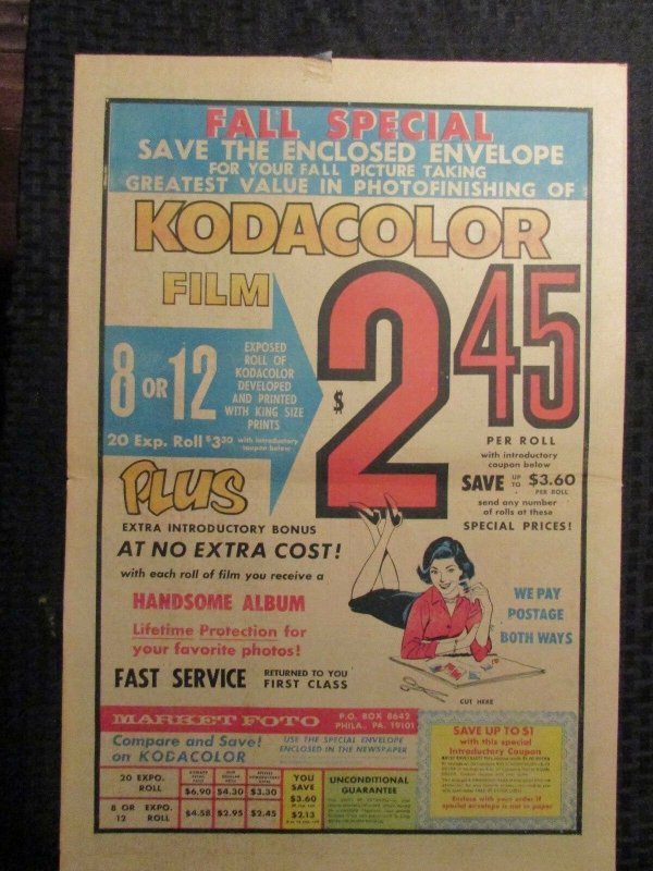 1968 Sept 1 Sunday Comic Section 14x21 8pg Flash Gordon Prince Valiant Peanuts