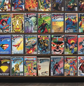 Huge Lot 140+ Comics with Adventures Of Superman, Action Comics & More!